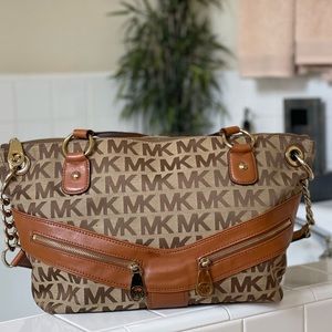 Michael Kors Brown Cross Body Handbag